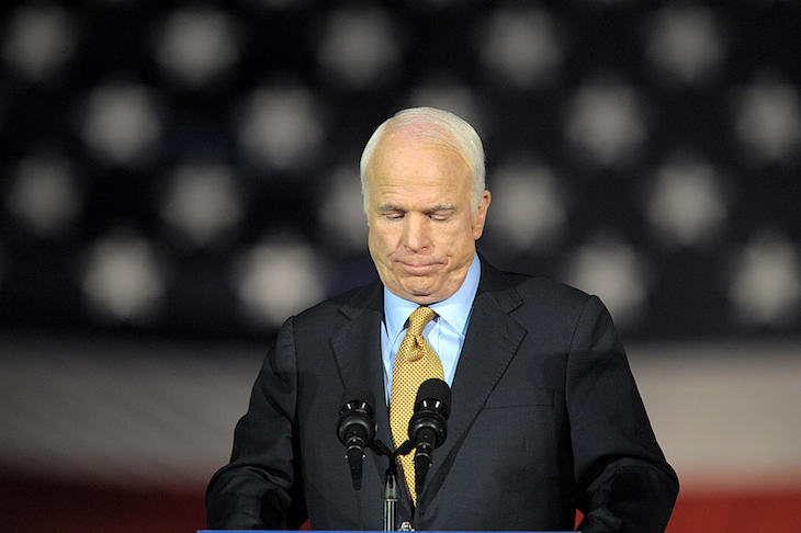 john mccain concession new york times