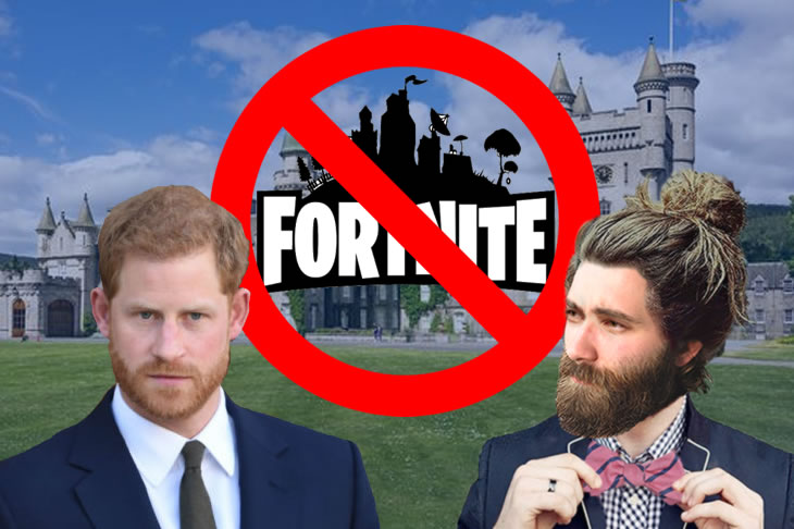 prince harry fortnite