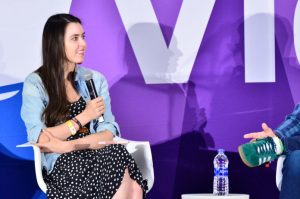 Taylor Lorenz attends VidCon 2019