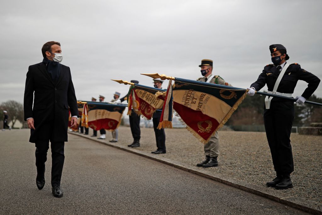 macron french soldiers