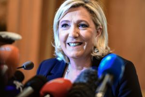 marine le pen soccer