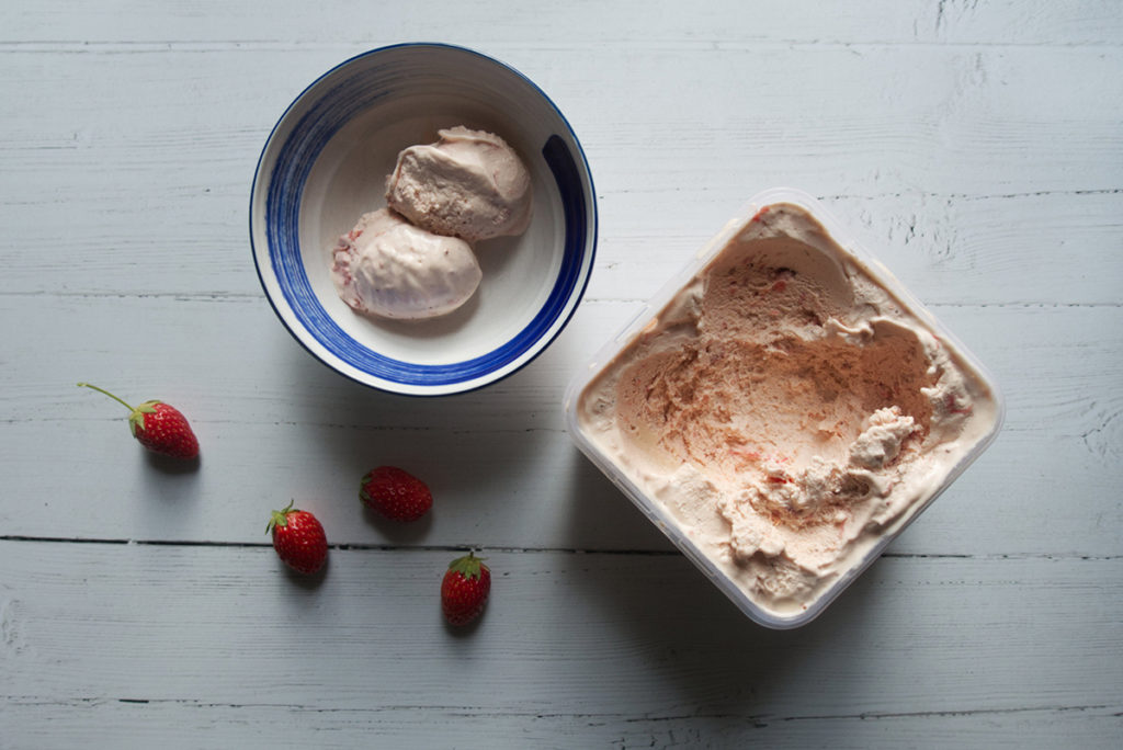 strawberry ice cream