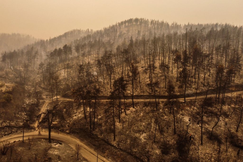 greek wildfires