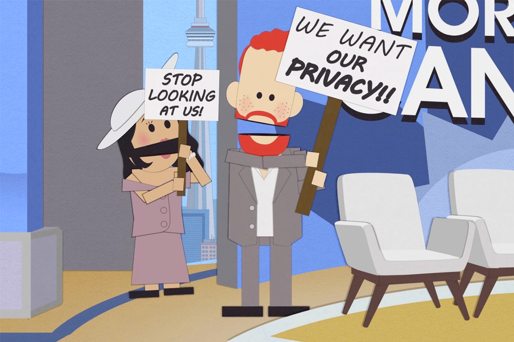 south park harry meghan hollywood