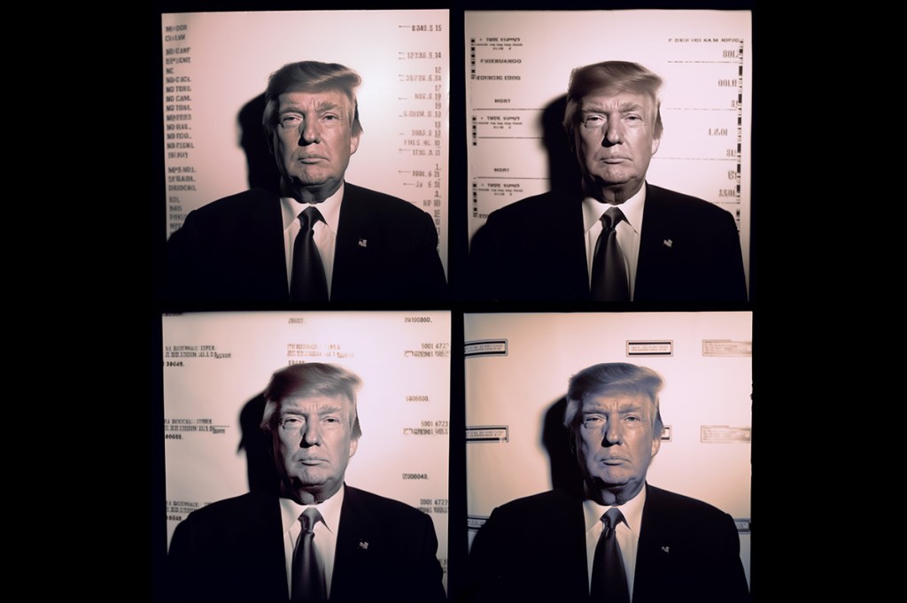 donald trump mugshot ai