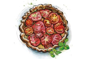 french tomato tart