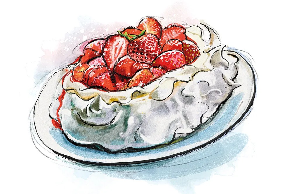 Pavlova, a fruity summer delight