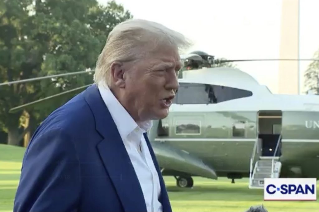 Trump berates Israel